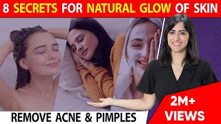 8 PROVEN TIPS FOR NATURALLY GLOWING SKIN  by GunjanShouts [upl. by Ammadis]