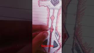 Made sword drawing sword 🗡️viralshort drawing art swordbest subscribe trendingshorts [upl. by Naashom939]