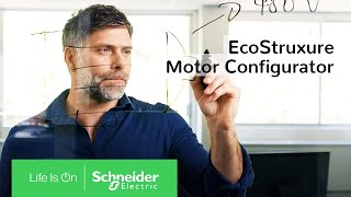 EcoStruxure Motor Configurator for Motor Control Management  Schneider Electric [upl. by Nwahsir999]