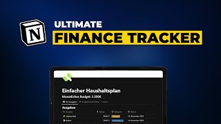 Wie baue ich einen Finanztracker in Notion  Finance Tracker Notion Tutorial [upl. by Nylirahs]