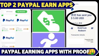 Top 2 New Paypal Earning Apps॥Paypal Earning Apps With Payment Proof॥Make Paypal Money Now [upl. by Bobseine]