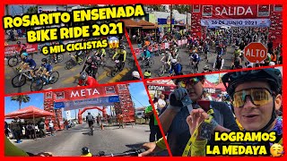 PASEO ROSARITO ENSENADA 2021  MAS 6 MIL CICLISTAS RECORRIENDO 80 KILOMETROS NOMOPASTRANA [upl. by Elodie]