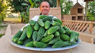 Qeema Bhare Karele  Stuffed Karela Recipe  Bharwa Karela  Mubashir Saddiq  Village Food Secrets [upl. by Rola351]