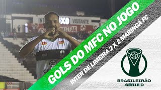 Gols do Maringá no jogo  Inter de Limeira 2 x 2 Maringá FC  8ª Rodada Brasileiro Série D [upl. by Enileme]