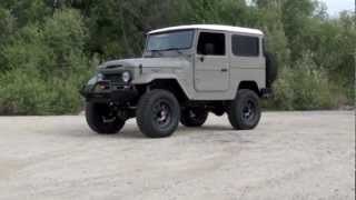 ICON FJ40 65 New School Restored And Modified Toyota Land Cruiser FJ40 Hard top [upl. by Alyakcim236]