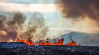 Holuhraun Eruption September 2014 [upl. by Nored]