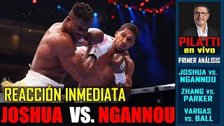 Pilatti En Vivo Joshua vs Ngannou análisis inmediato [upl. by Cirdla]