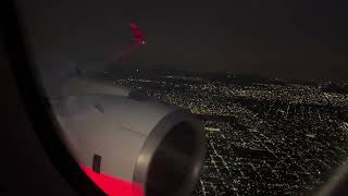 RAINY NIGHT LANDING IN BUENOS AIRES EZEIZA IBERIA A350 [upl. by Annaigroeg625]