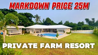 NOTS028 Private farm resort 6278 sqm  resthouse swimming pool fruit bearing trees fully fenced [upl. by Desma]