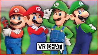 The Mario Bros Meet The Movie Mario Bros II VR CHAT [upl. by Matilde590]