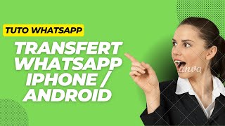 Comment transférer WhatsApp dAndroid vers iPhone  2024 [upl. by Nelubez759]