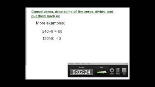 Multiplication and Division Facts with Zeros [upl. by Arratal332]