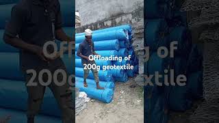 Offloading geotextile [upl. by Vikky]