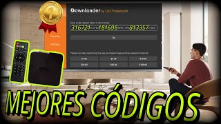 Códigos Downloader para tu Smart tv Android Fire Tv Stick y Tv Box 2024 [upl. by Enilrem500]