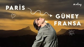 Film tadında bir vlog ✨ Paris ↔ Güney Fransa 🌼 fransa paris [upl. by Northrop]