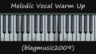 Melodic Vocal Warm Up for Singing Lessons [upl. by Cattima150]