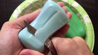 ASMR SATISFYING RELAXING SOUND SOAP PEEL [upl. by Herahab]