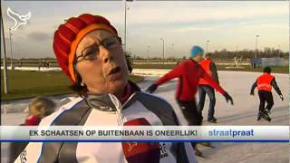 Stelling EK schaatsen op buitenbaan is oneerlijk van 09012011 [upl. by Erodoeht]