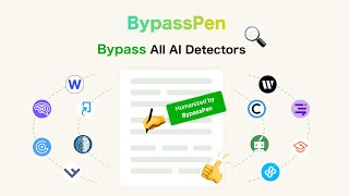 BypassPen Real Test  Rewrite AIGenerated Copy and Bypass AI Detectors [upl. by Hassin]