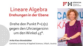 Lineare Algebra Drehungen in der Ebene [upl. by Arihsa777]