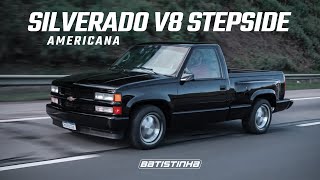 Silverado Stepside 1995 V8 Americana  Batistinha Garage [upl. by Slotnick]