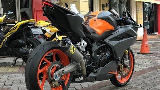 Honda CBR 250r Arrow Exhaust sound cold start [upl. by Adnohsek]