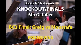 6th October BC3 Final Greig vs Moustafa then PRIZEGIVING [upl. by Emmet]