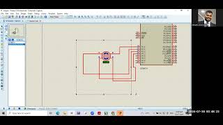 Interfacing a Stepper Motor with AT89C51ED2 Microcontroller in Proteus [upl. by Enialem]