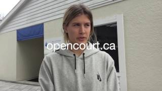 Eugenie Bouchard  Offseason interview [upl. by Seline]