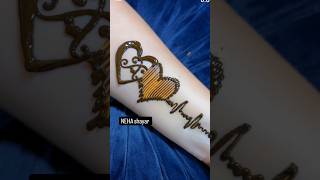 mehndi designs simple hath ka A name bhojpuri mehndi trending shortvideo youtubeshorts ❤️❤️❤️❤️ [upl. by Nehcterg]