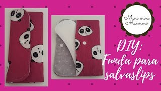 DIY Funda para guardar los salvasliphigiene íntima [upl. by Lonna]