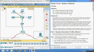 10312 Packet Tracer  Explore a Network [upl. by Edi]