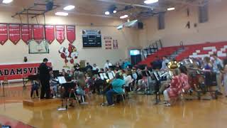 Adamsville high band spring show part 1 [upl. by Anawt]