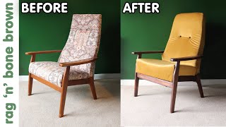 Parker Knoll Armchair  Restoration amp Reupholstery [upl. by Corbet]