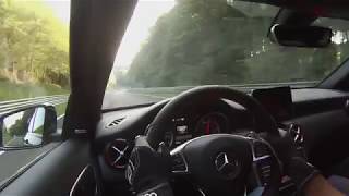 MercedesBenz A45 AMG 381HP  Nürburgring Nordschleife lap [upl. by Mather]