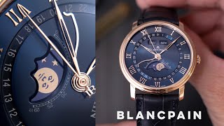 寶珀百萬金錶有哪些細節？BLANCPAIN Villeret Quantième Complet全日曆月相腕錶amp Ultraplate超薄腕錶可開啟4K高畫質 [upl. by Gaylene]