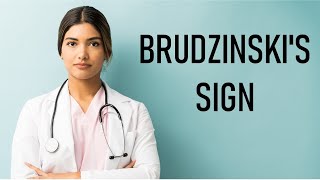 Brudzinskis Sign  Meningeal stretch test [upl. by Demb]