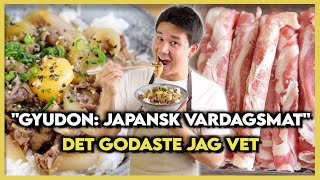 Gyudon Japansk Risskål med Biff  Filip Poon [upl. by Dulcy]