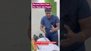 Back Pain Treatment for Desk job Nonsurgical  Dr Vijay [upl. by Enniotna]