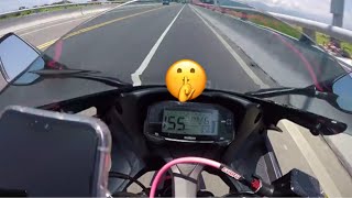 SUZUKI GSXR150 TOP SPEED 2022 [upl. by Sirtimed397]