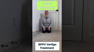 Get Rid of Vertigo at Home Left Foster Maneuver for BPPV vestibular [upl. by Ahsenev]