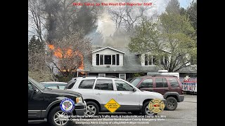 Snyder Ln Apartments Fire Brodheadsville PA 04 19 2021 [upl. by Larner]