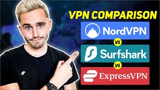 Best VPN Comparison 2024 NordVPN vs ExpressVPN vs Surfshark VPN [upl. by Stephanus]