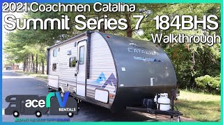 2021 Coachmen Catalina Summit Series 7 184BHS Walkthrough · Ace RV Rentals amp Sales [upl. by Mayap198]