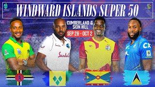 Windward Islands Super 50 Day1 Match 2 Cumberland [upl. by Angelita829]