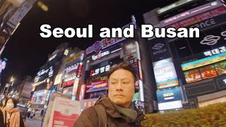 South Korea  Seoul and Busan with a longboard and DJI Mini 2 Drone [upl. by Meehar888]