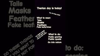 Therian day 2024 theriantropy therian otherpaw therianday alterhuman furry antizoo fyp [upl. by Cordelie]