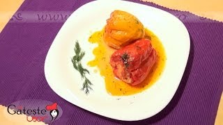 Reteta de Ardei umpluti cu Carne tocata si Orez [upl. by Docile]