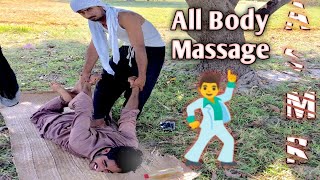 ASMR Body massage male ASMR full body massage for deep sleep and relax ASMR Ab [upl. by Adnarahs]