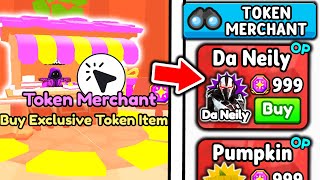 NEW TOKEN MERCHANT UPDATE For SECRET ADMIN PETS in Roblox Arm Wrestle Simulator [upl. by Fita]